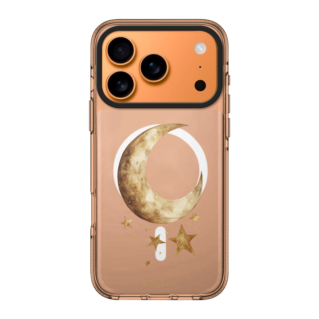 Moonlit Enchantment iPhone 17 Pro Max MagSafe 水晶透明保護殼 萬聖節設計設計 圖1