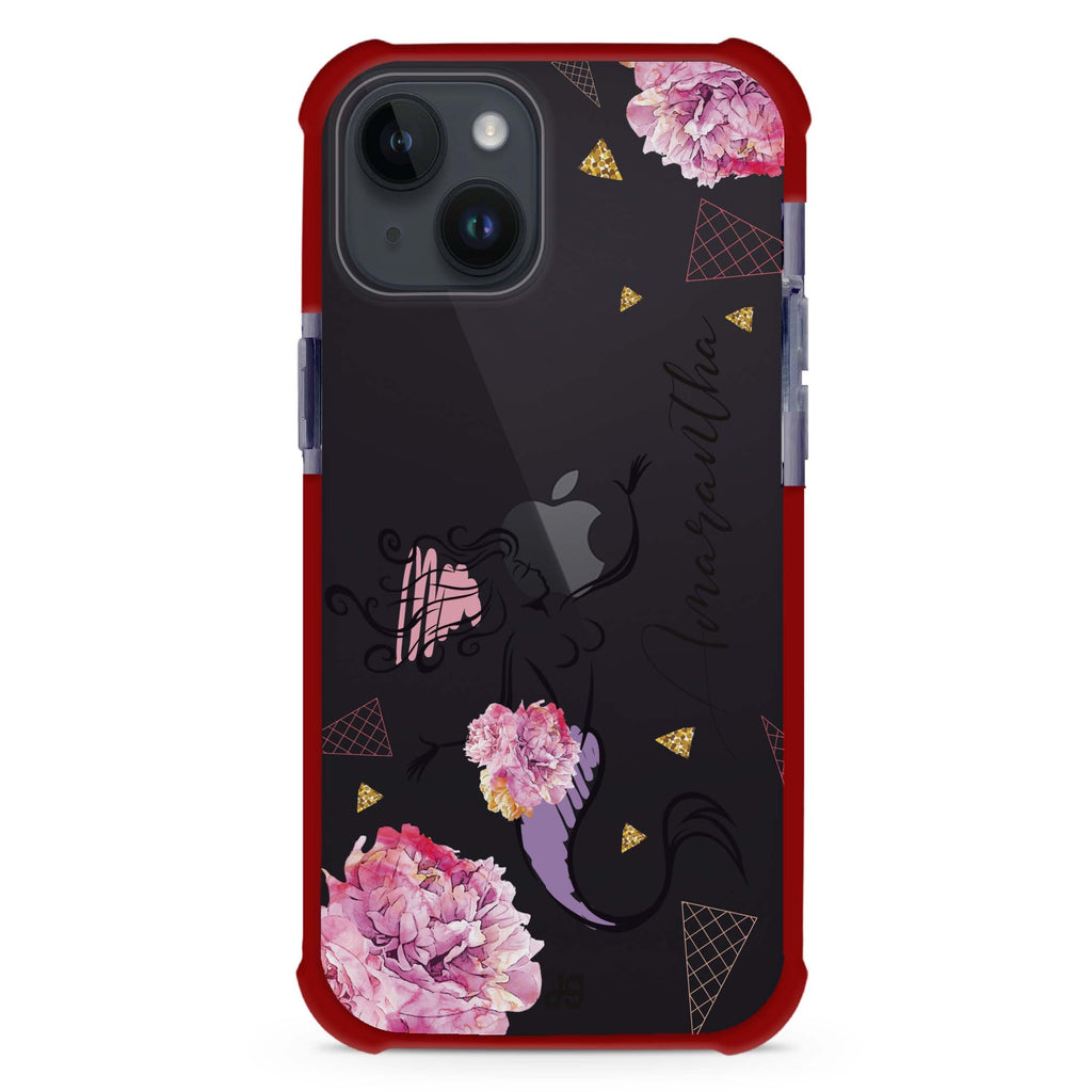 Mermaid With Flower 超強防摔保護殼