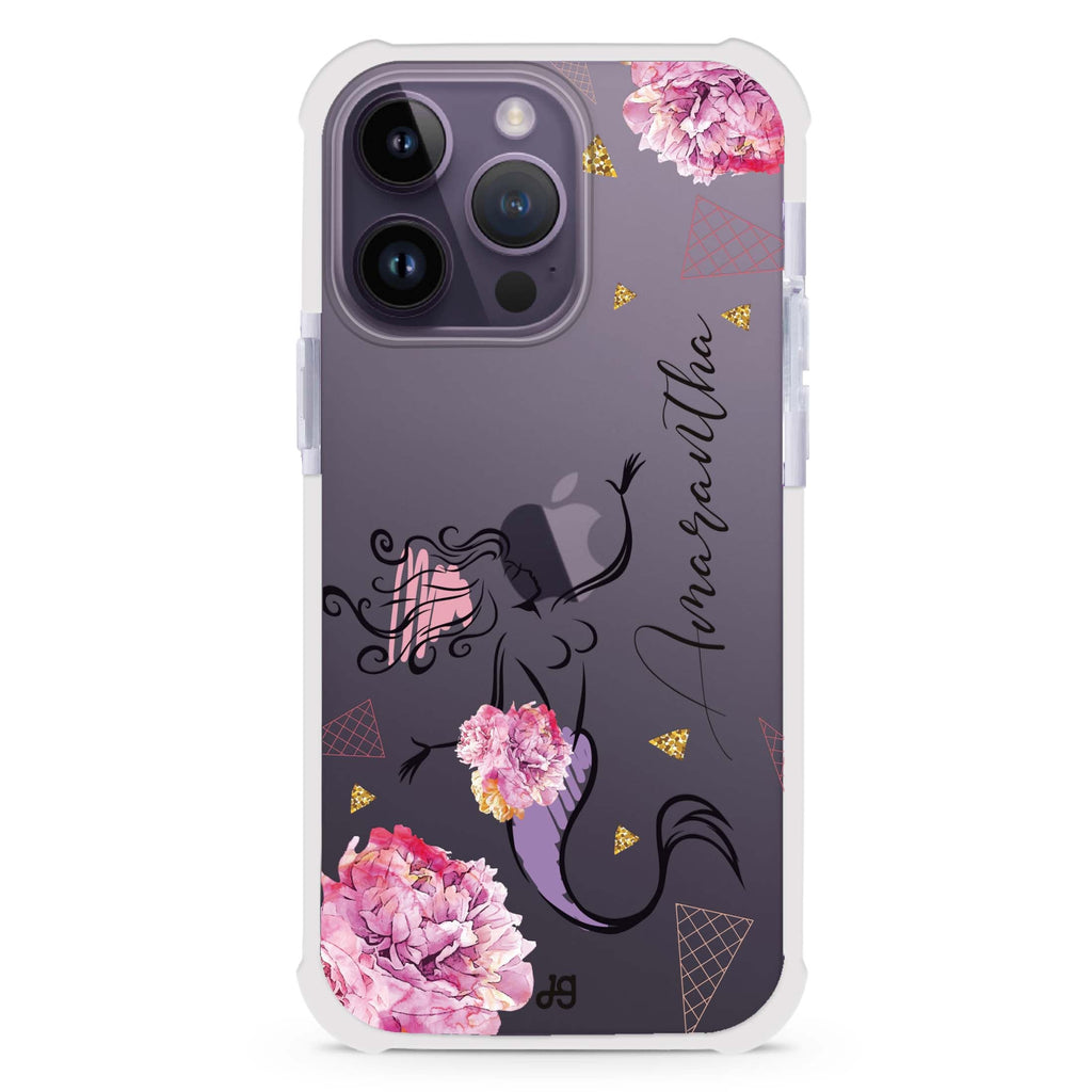 Mermaid With Flower 超強防摔保護殼