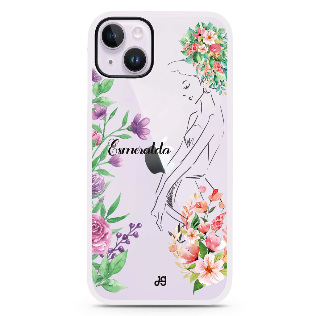 Floral Bride I iPhone 15 Plus 防衝擊保護殼