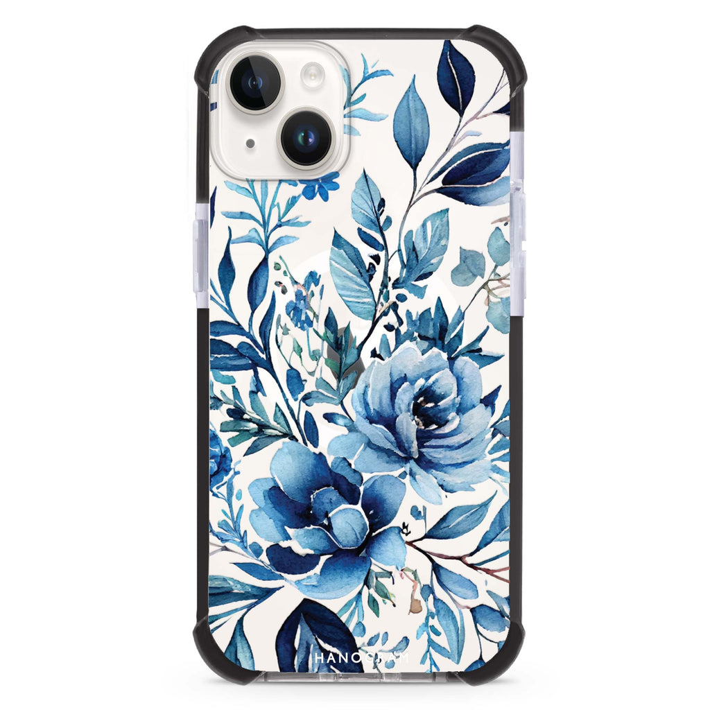 Floral iPhone 15 Plus Magsafe 兼容超強防摔保護殼