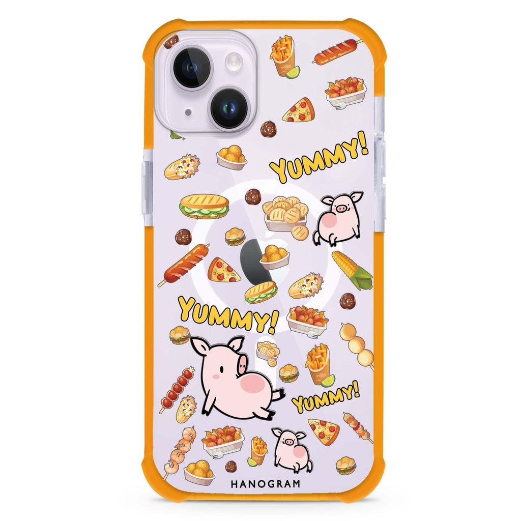 Yummy Piggy iPhone 15 Plus Magsafe 兼容超強防摔保護殼