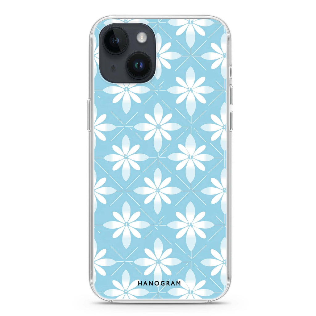 Floral Fusion iPhone 14 Magsafe 兼容水晶透明保護殼