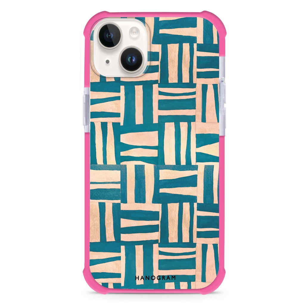Abstract Paint Pattern iPhone 15 Plus Magsafe 兼容超強防摔保護殼
