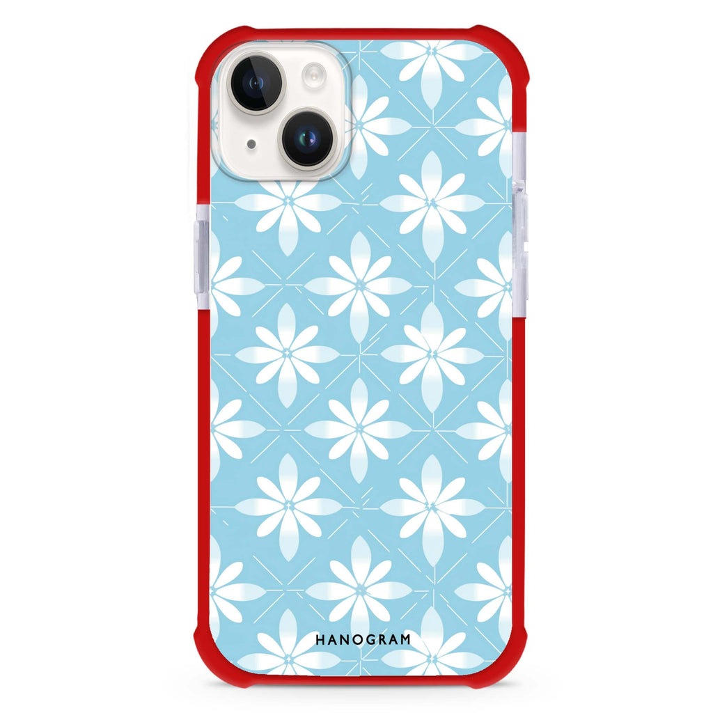 Floral Fusion iPhone 15 Plus Magsafe 兼容超強防摔保護殼