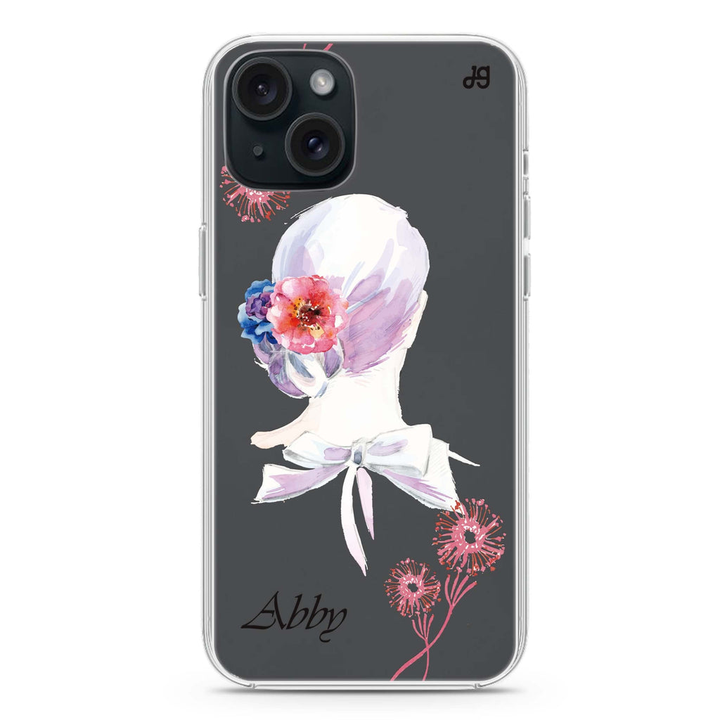 Floral Bride II iPhone 15 plus 水晶透明保護殼