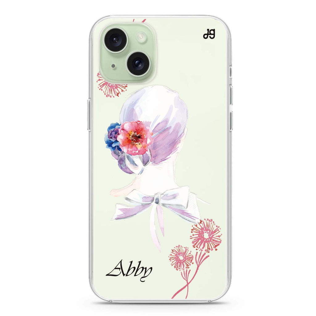 Floral Bride II iPhone 15 水晶透明保護殼