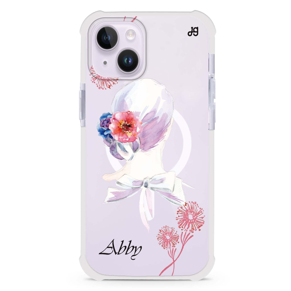 Floral Bride II iPhone 15 Plus Magsafe 兼容超強防摔保護殼