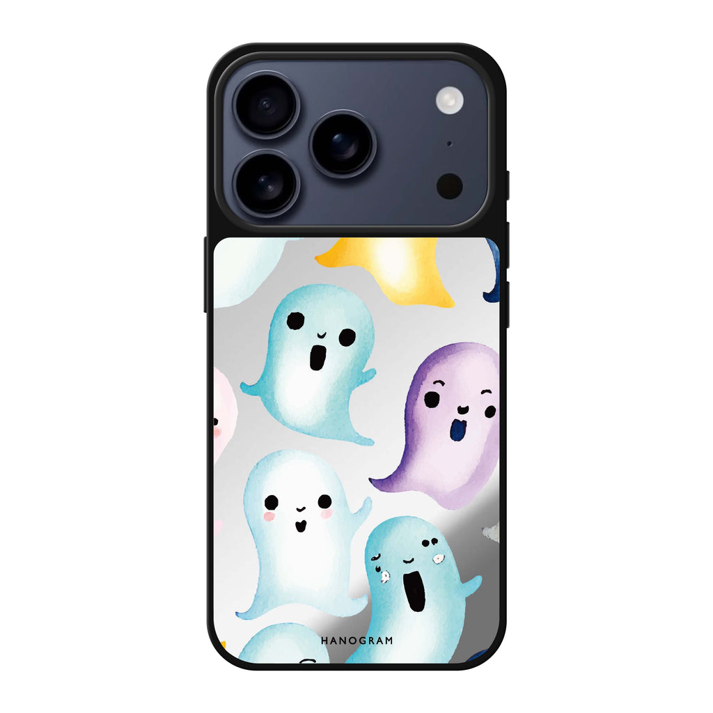 Cute Ghost 幽靈 iPhone 17 Pro Max 鏡面手機殼主圖