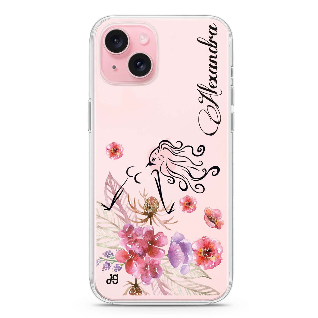 Floral Fairy I iPhone 15 水晶透明保護殼