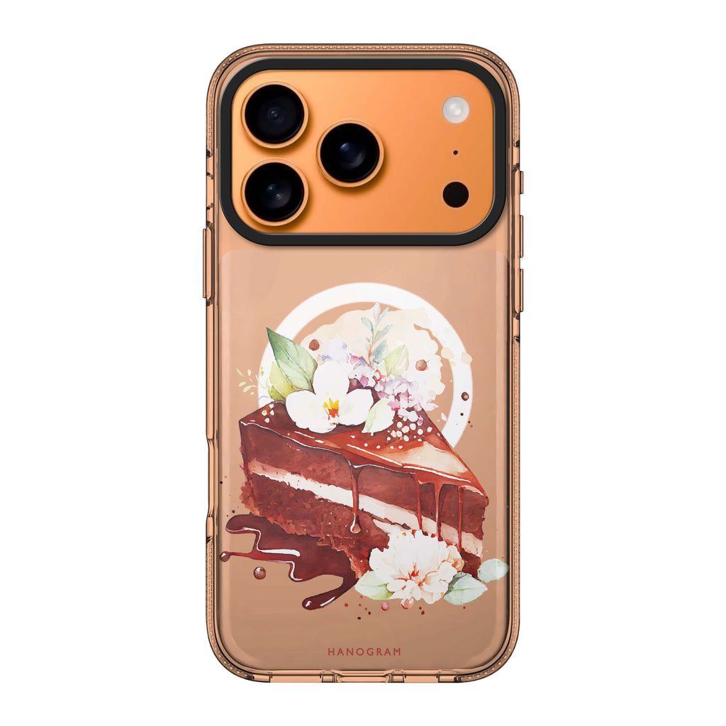 Floral Cake iPhone 17 Pro Max MagSafe 水晶透明保護殼 花卉圖案設計 圖1