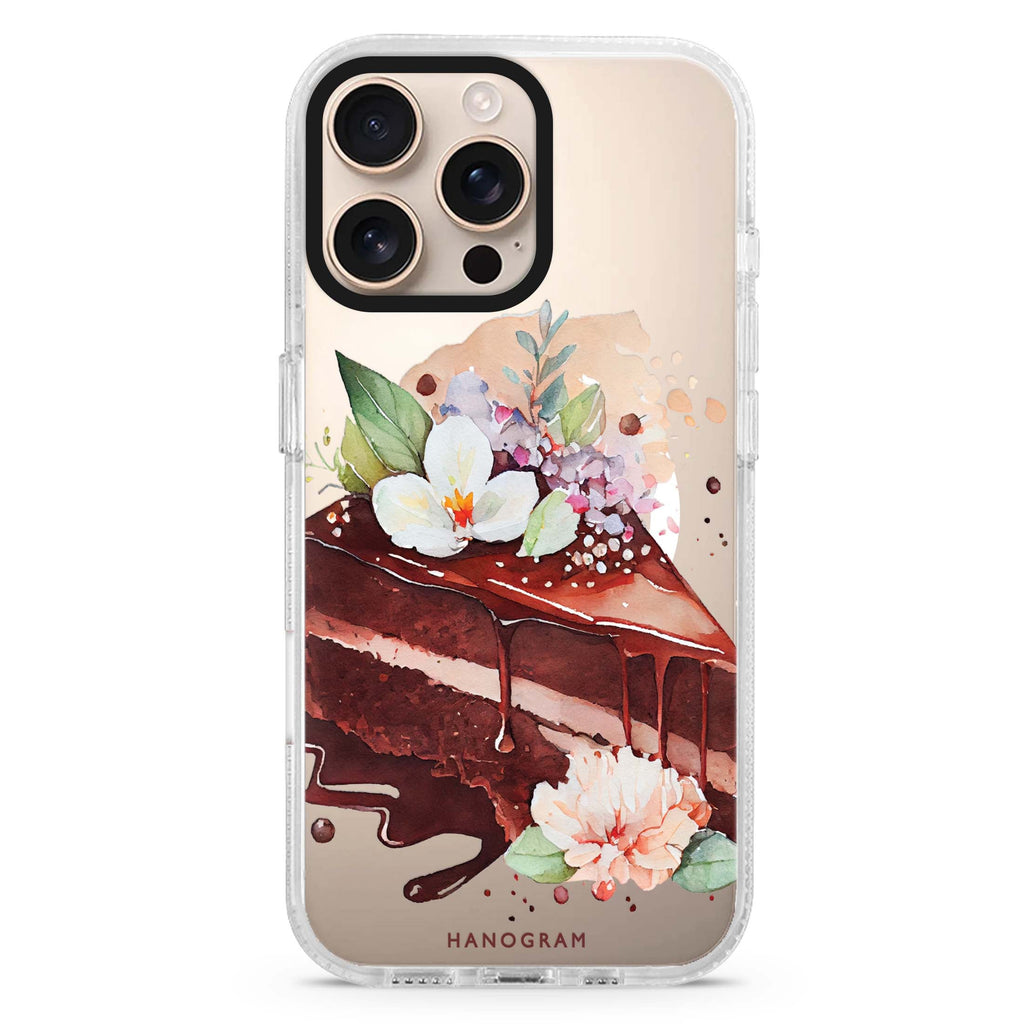 Floral Cake Magsafe 兼容水晶透明保護殼