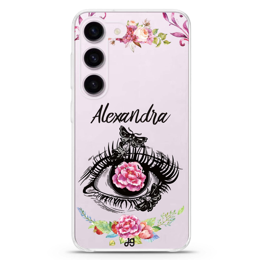 Flower in Eye Samsung Galaxy 水晶透明保護殼