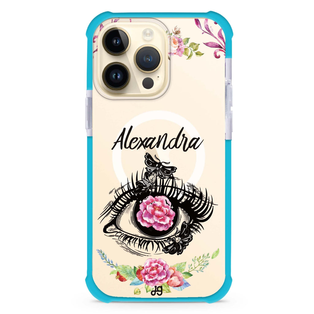 Flower in Eye iPhone Magsafe 兼容超強防摔保護殼