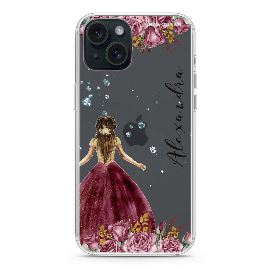 Princess In Garden iPhone 15 水晶透明保護殼