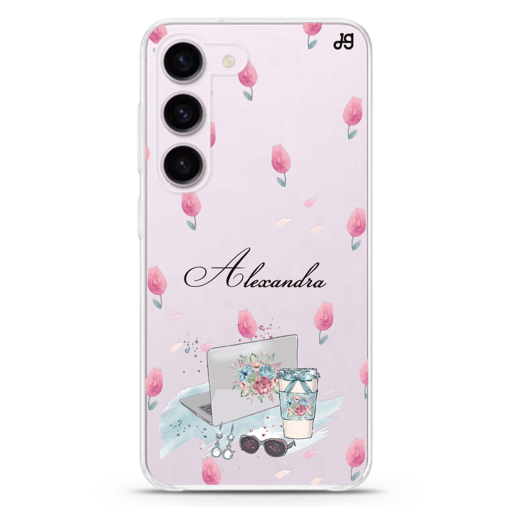 My Foral Lifestyle Samsung Galaxy 水晶透明保護殼