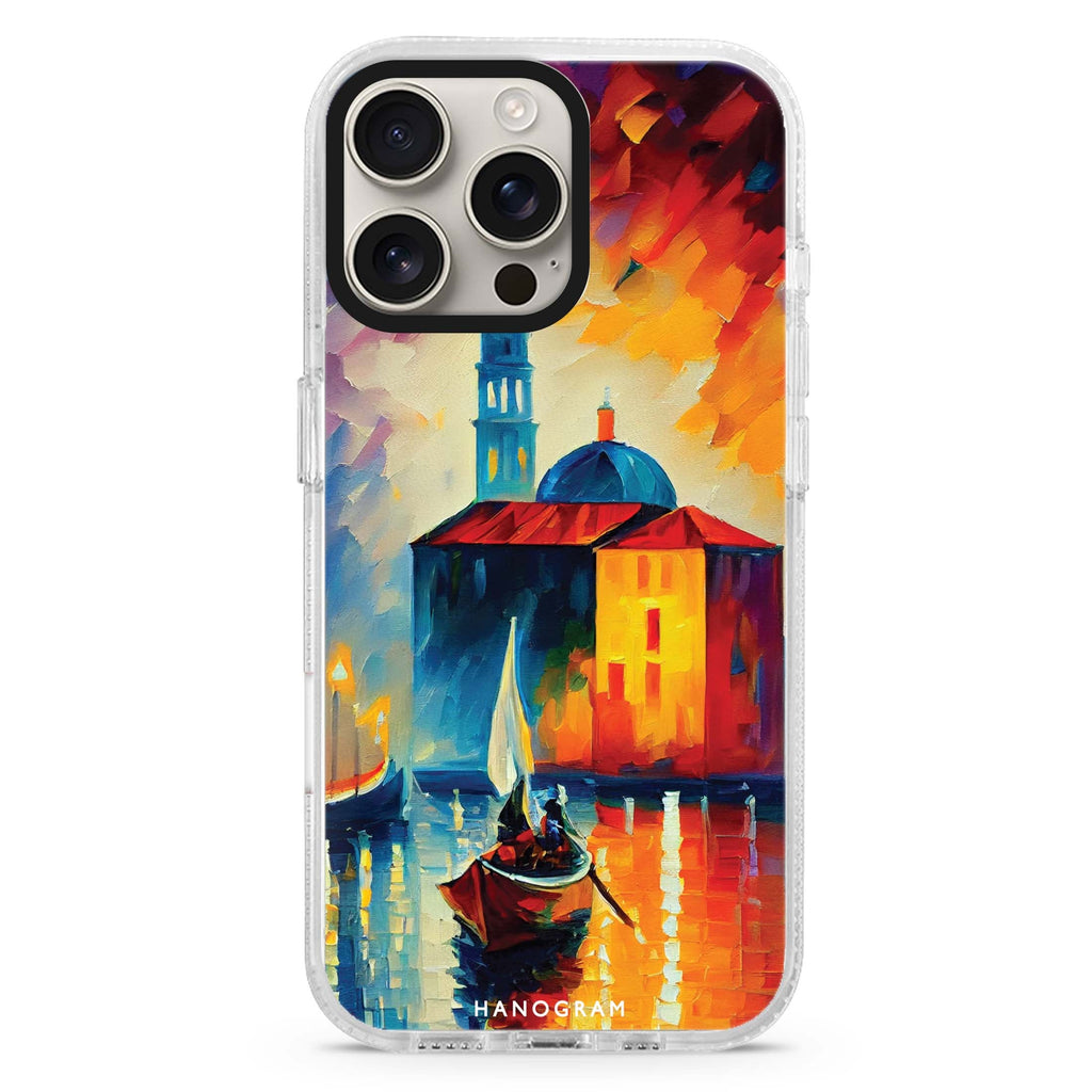 A Boat in Italy Magsafe 兼容水晶透明保護殼