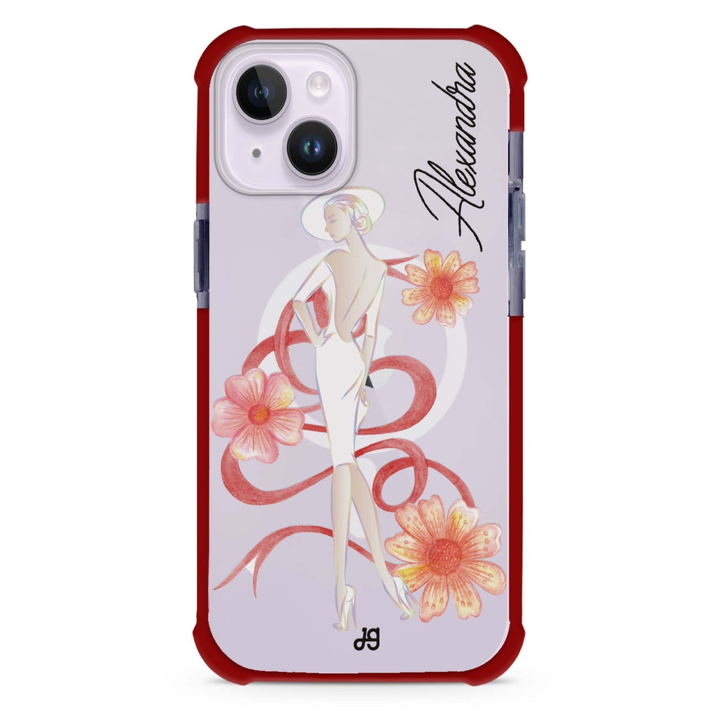 Flower Fashion IV iPhone 15 Plus Magsafe 兼容超強防摔保護殼