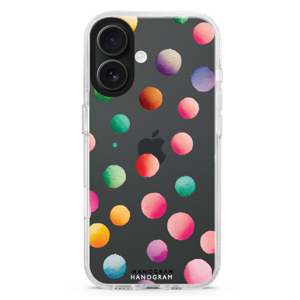 Watercolour Polka Dot 水晶透明保護殼