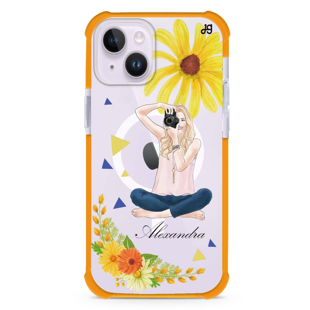 Floral Photography II iPhone 15 Plus Magsafe 兼容超強防摔保護殼