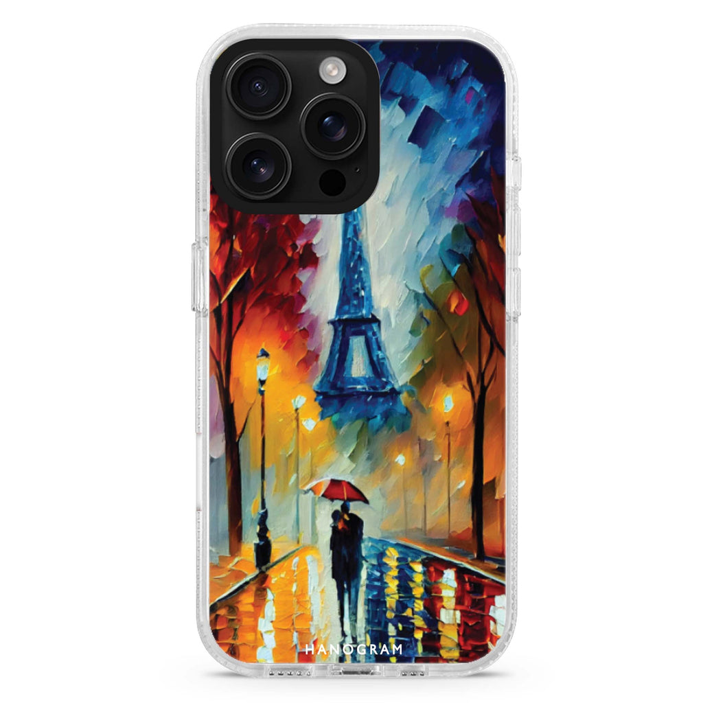 Romantic Paris Magsafe 兼容水晶透明保護殼