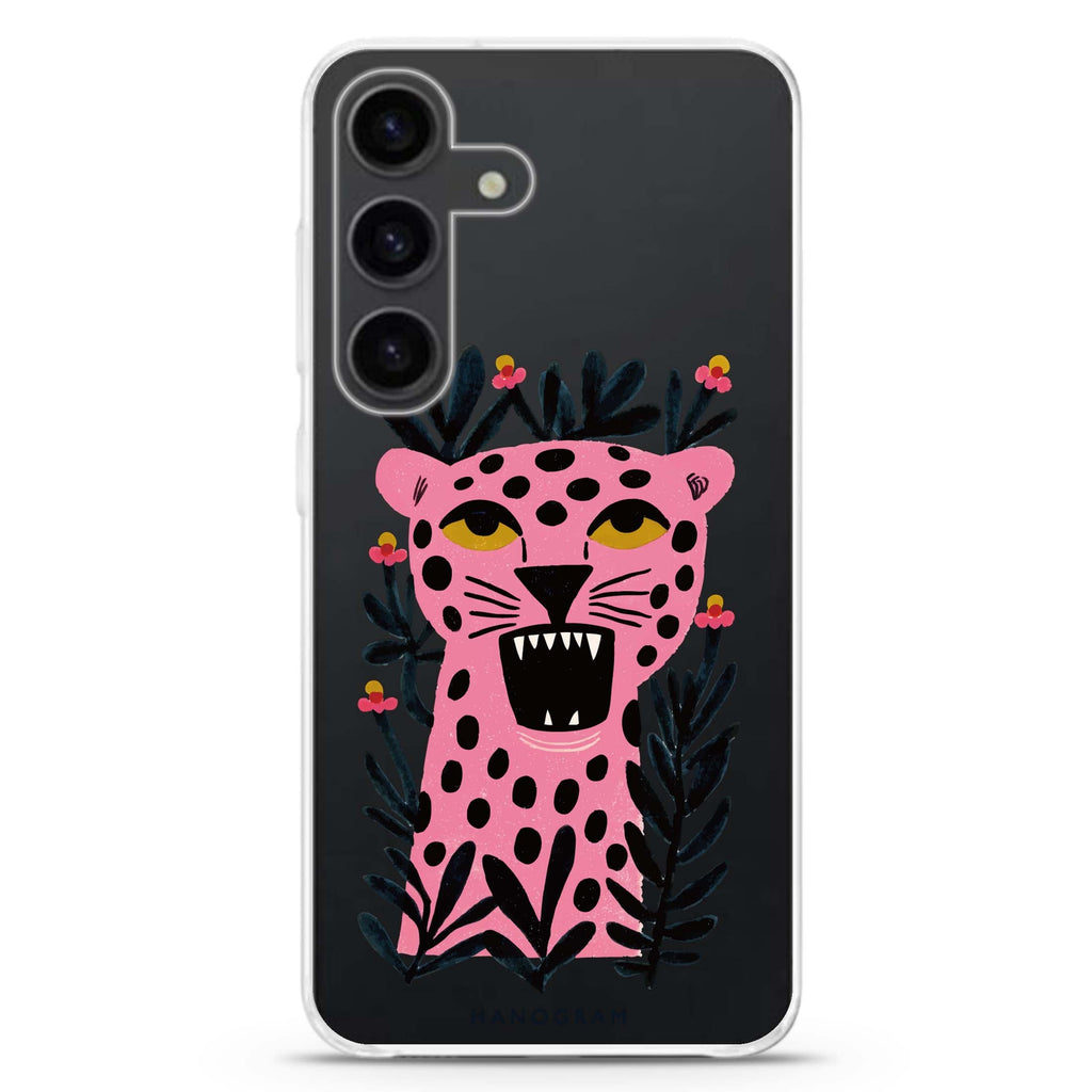Leopard’s Move Samsung Galaxy S26/S25/S24 水晶透明保護殼正面展示