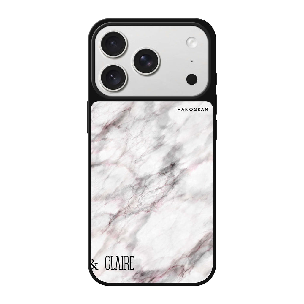 White Marble 鏡面手機殼