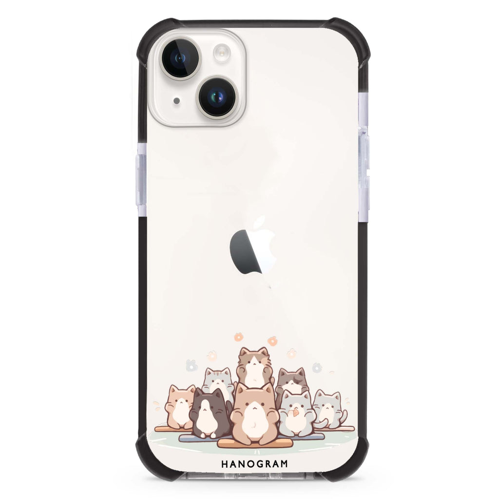 Zen Cat Calm iPhone 15 Plus 超強防摔保護殼