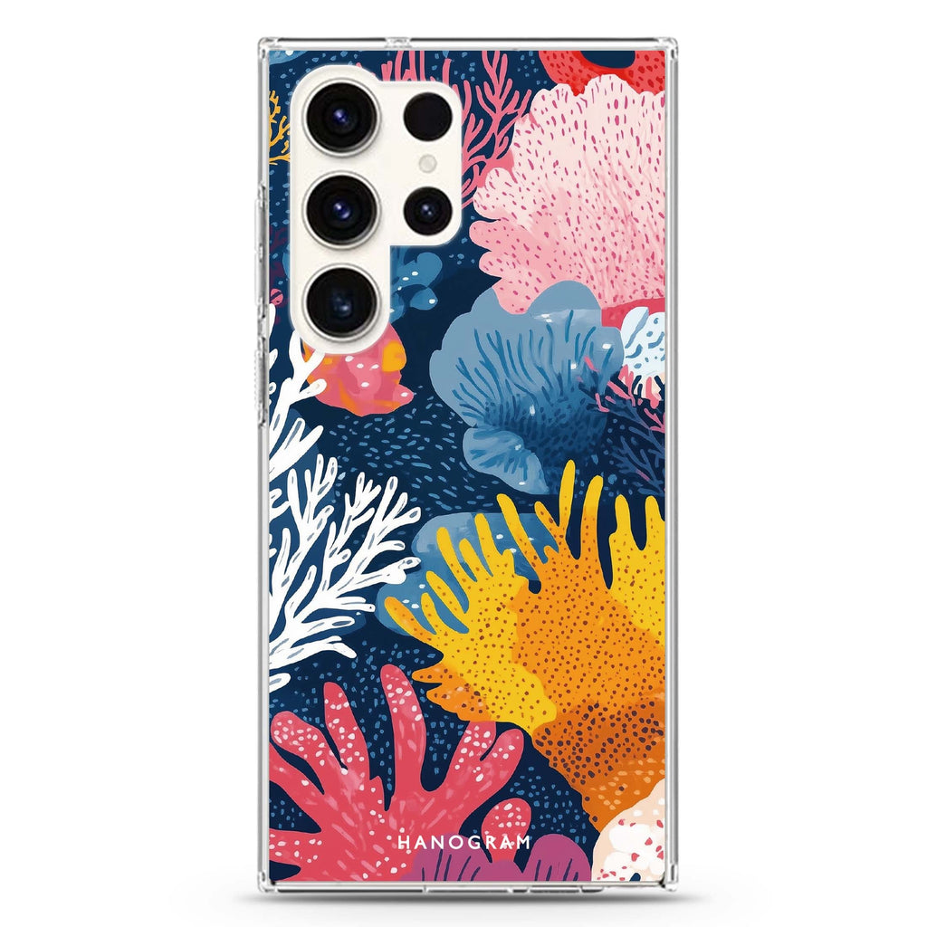 Reef Impressions Samsung Galaxy Ultra 透明保護殼，適用 S26/S25/S24/S23 Ultra，圖1
