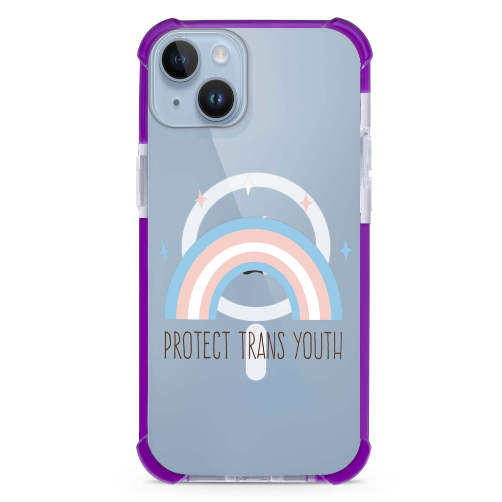 Protect Trans Youth iPhone 15 Plus Magsafe 兼容超強防摔保護殼