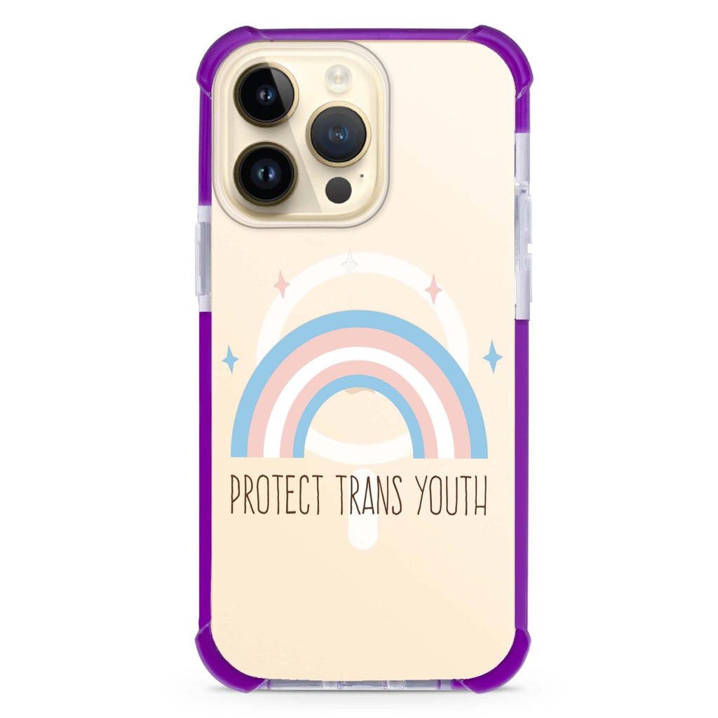Protect Trans Youth iPhone Magsafe 兼容超強防摔保護殼