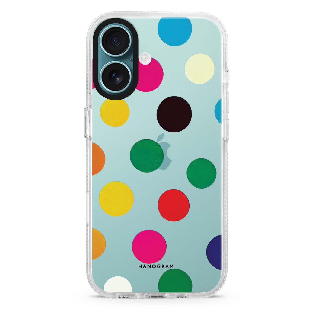 Polka Dot Pattern 水晶透明保護殼