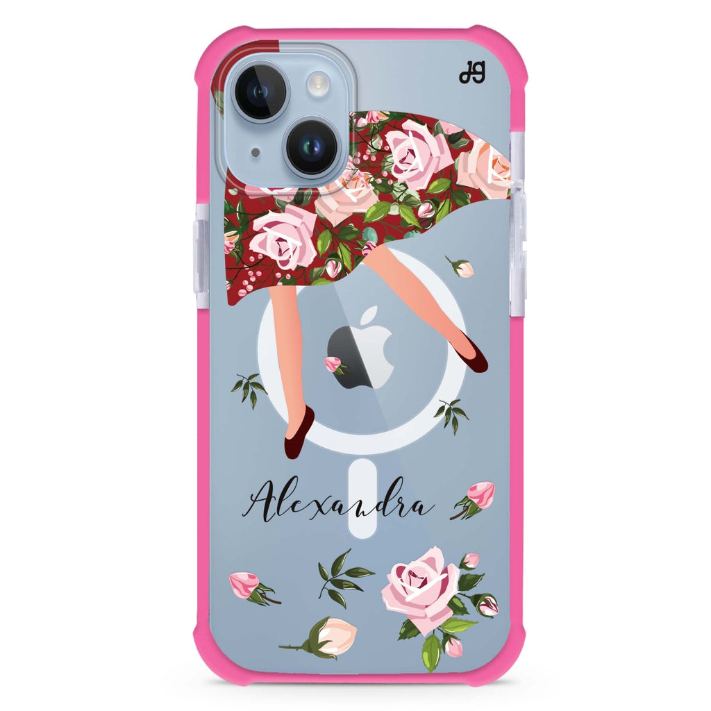 Rosy Waltz iPhone 15 Plus Magsafe 兼容超強防摔保護殼