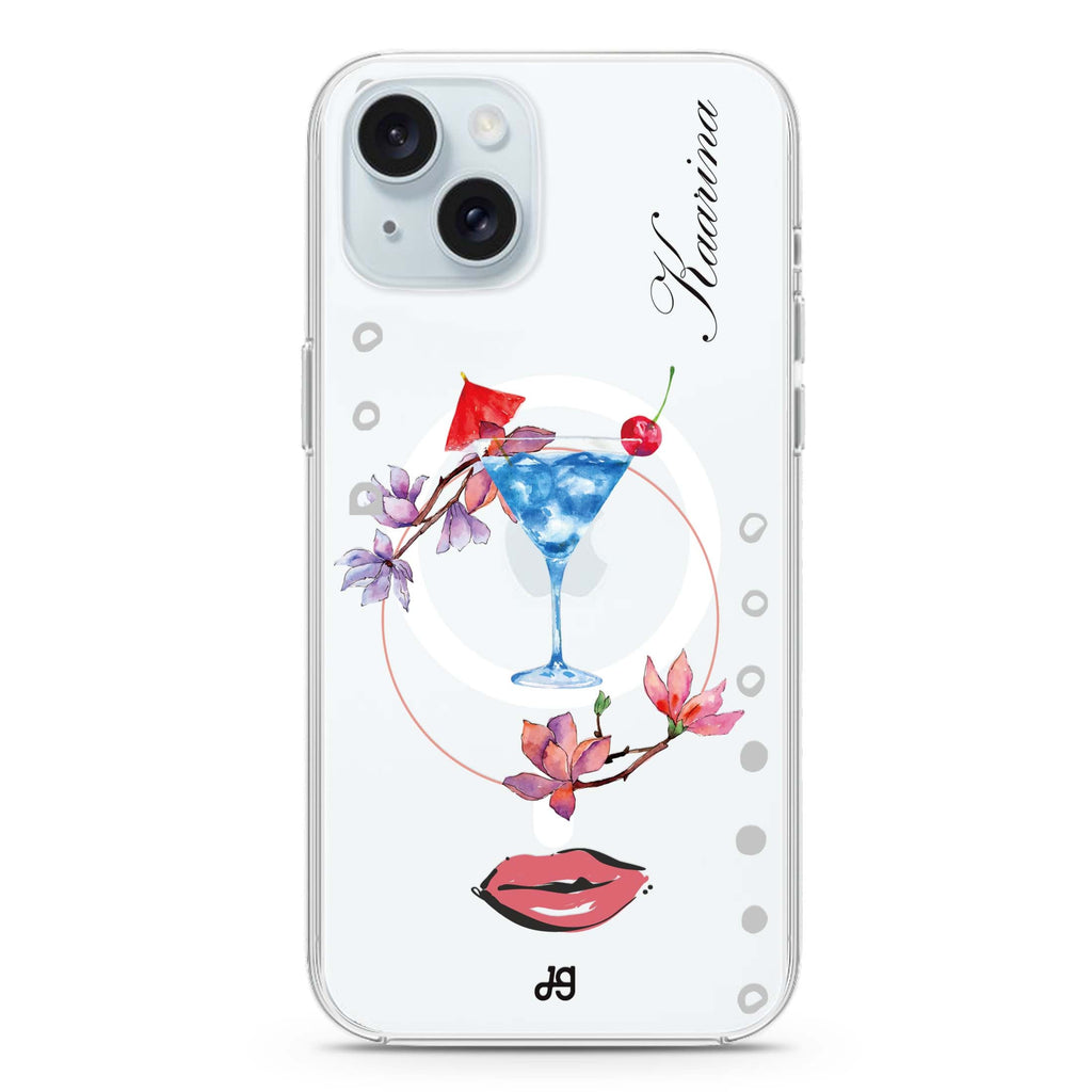 Queen's Valley iPhone 15 Plus Magsafe 兼容水晶透明保護殼