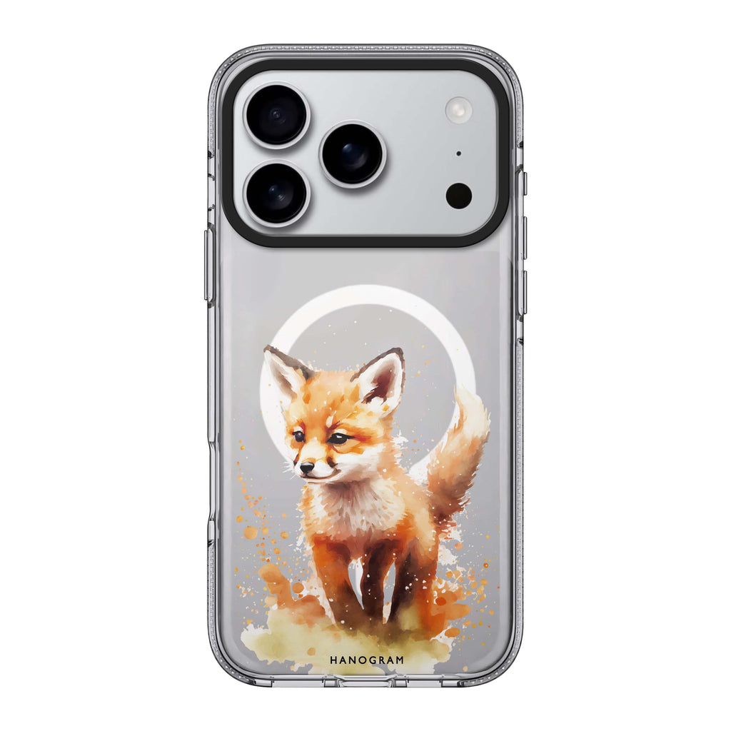 A Fox iPhone 17 Pro Max MagSafe 水晶透明保護殼 狐狸圖案設計 圖1