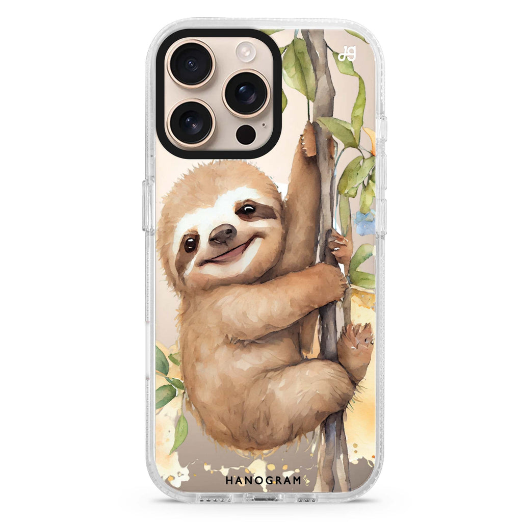 A Sloth Magsafe 兼容水晶透明保護殼