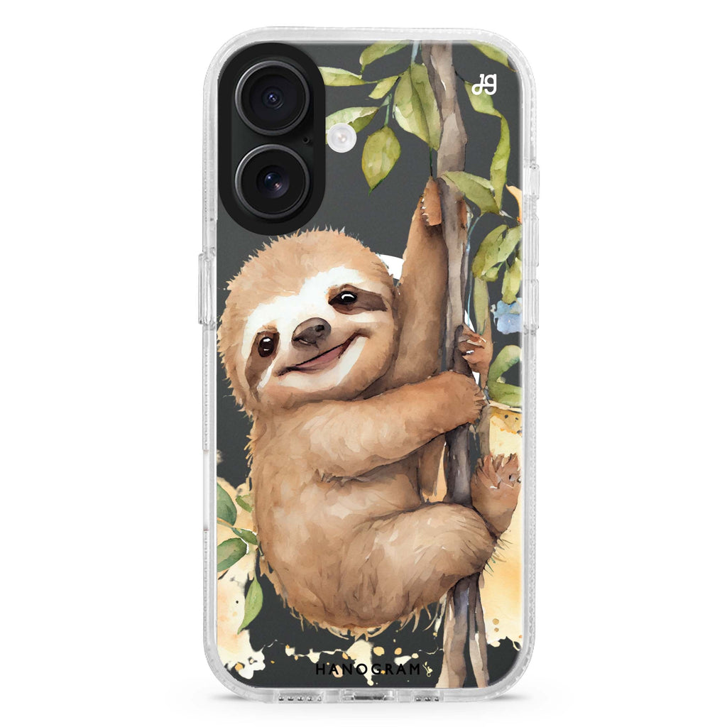 A Sloth Magsafe 兼容水晶透明保護殼