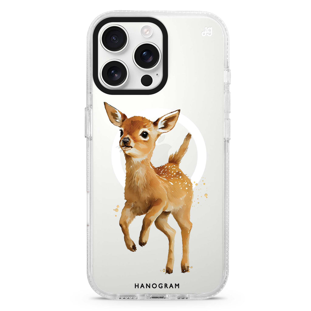A Deer Magsafe 兼容水晶透明保護殼