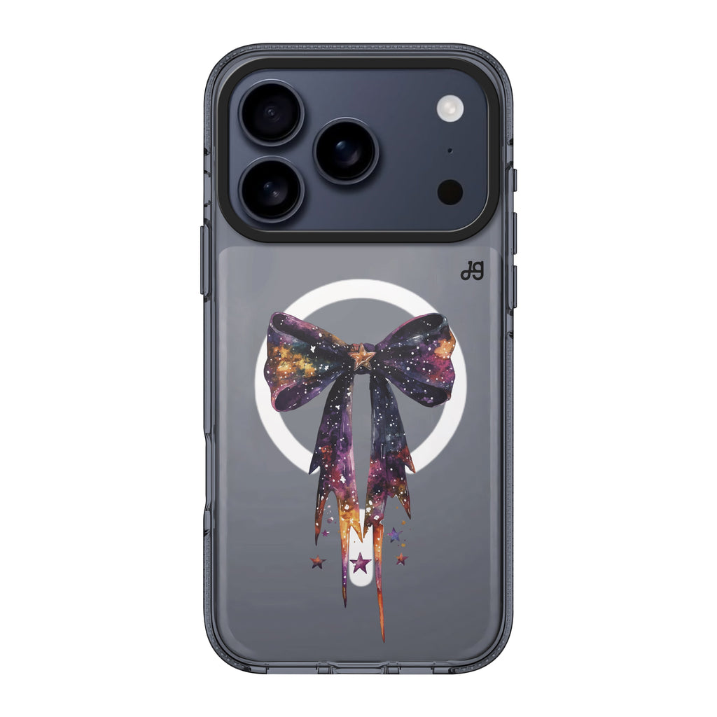 Spellbound Bows iPhone 17 Pro Max MagSafe 水晶透明保護殼 萬聖節設計設計 可自訂名字及字色 圖1