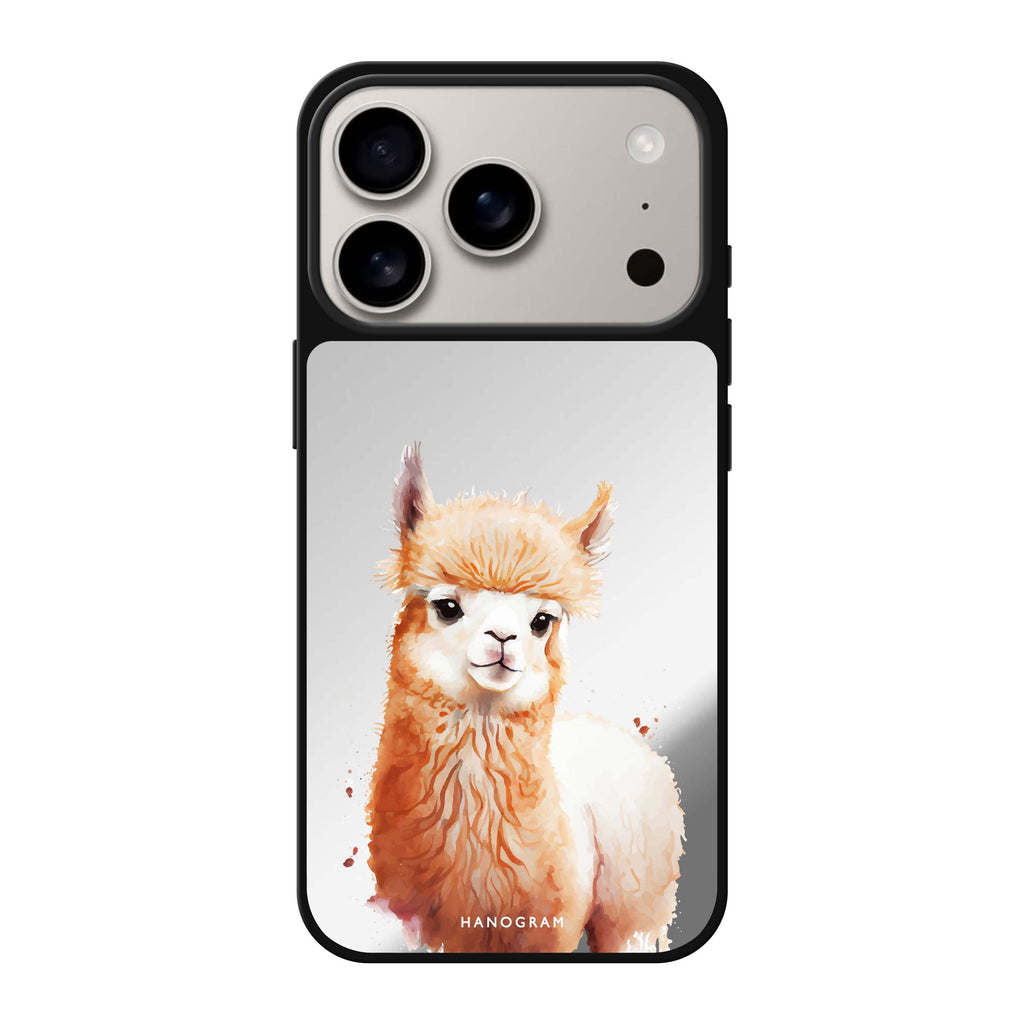 A Alpaca 羊駝 iPhone 17 Pro Max 鏡面手機殼主圖
