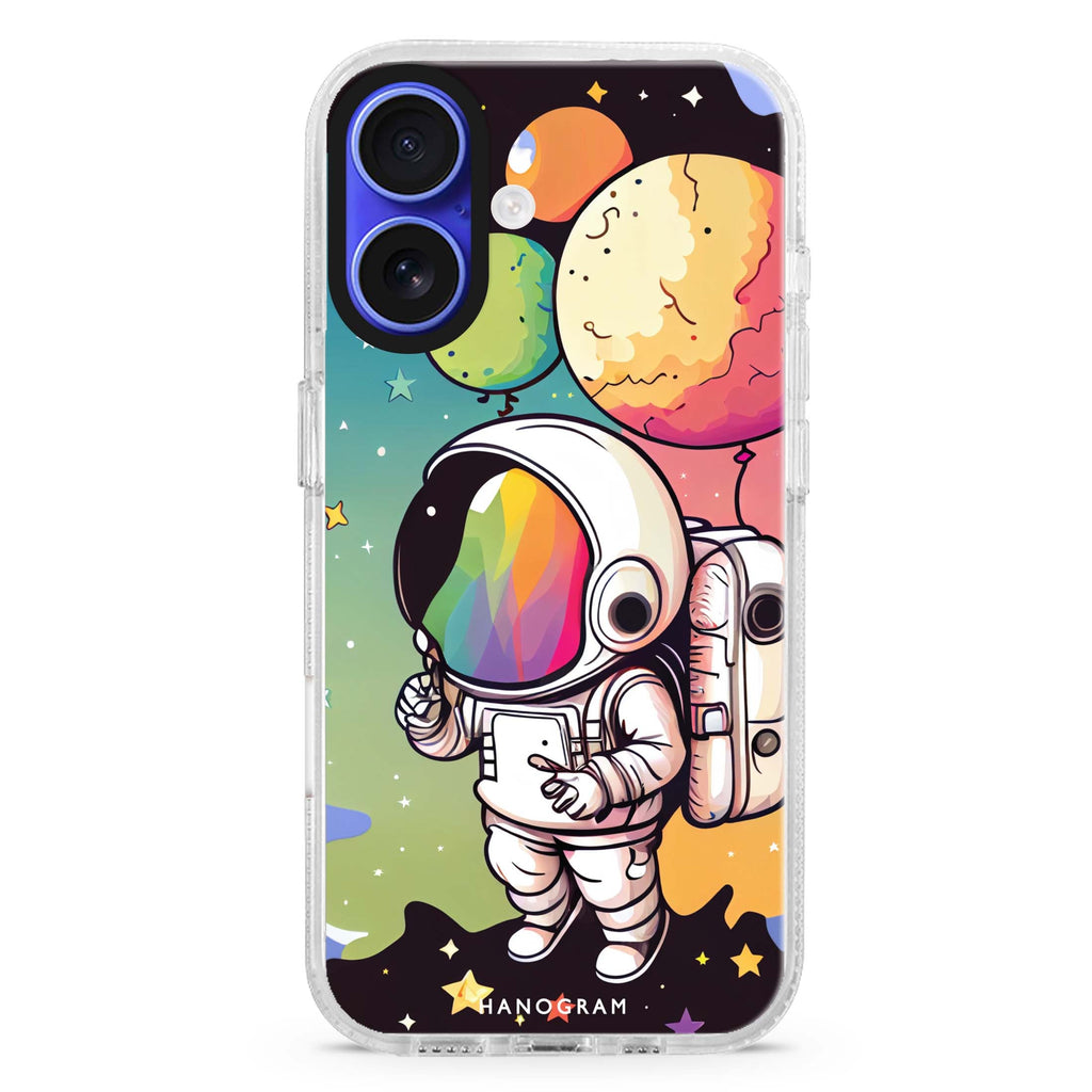 Astronauts 水晶透明保護殼