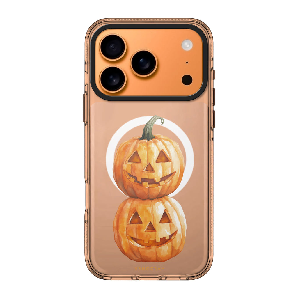 Harvest Charm iPhone 17 Pro Max MagSafe 水晶透明保護殼 萬聖節設計設計 圖1