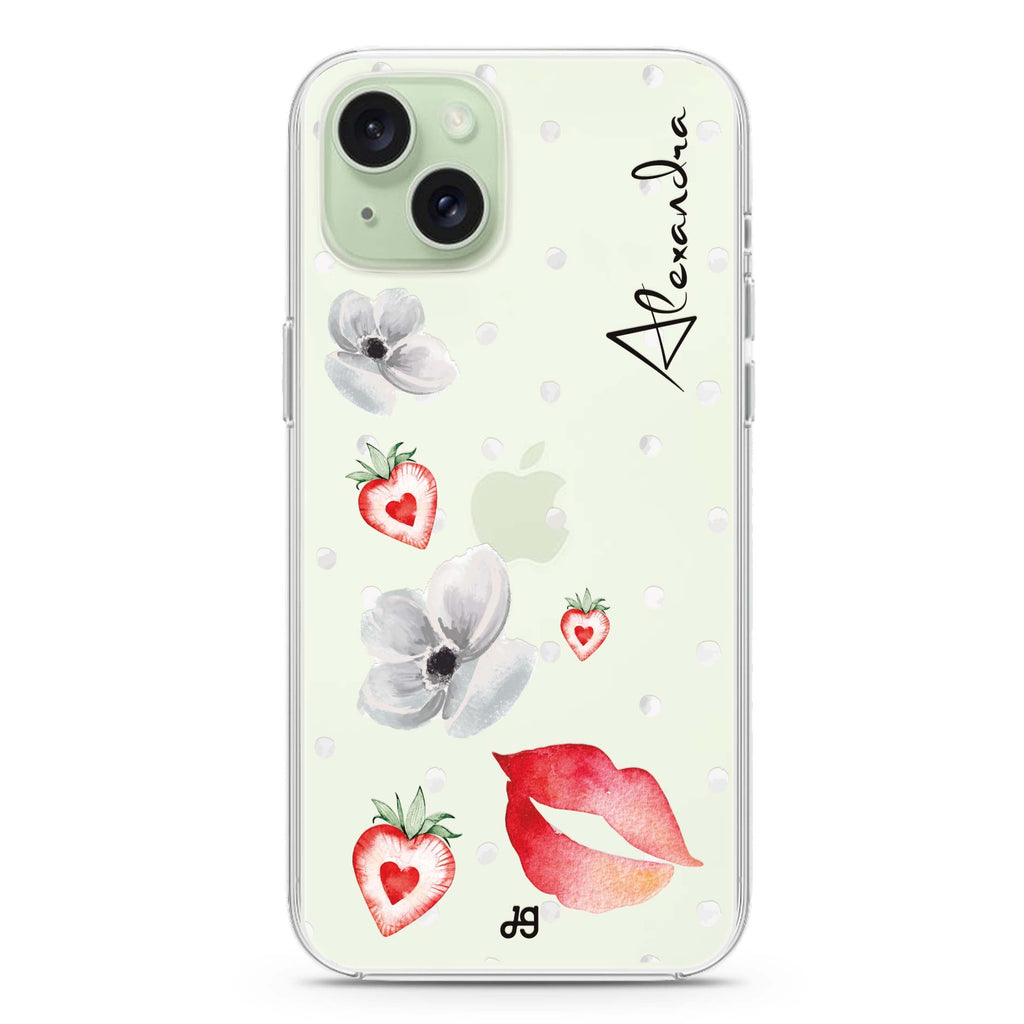 The First Date Cat iPhone 15 水晶透明保護殼