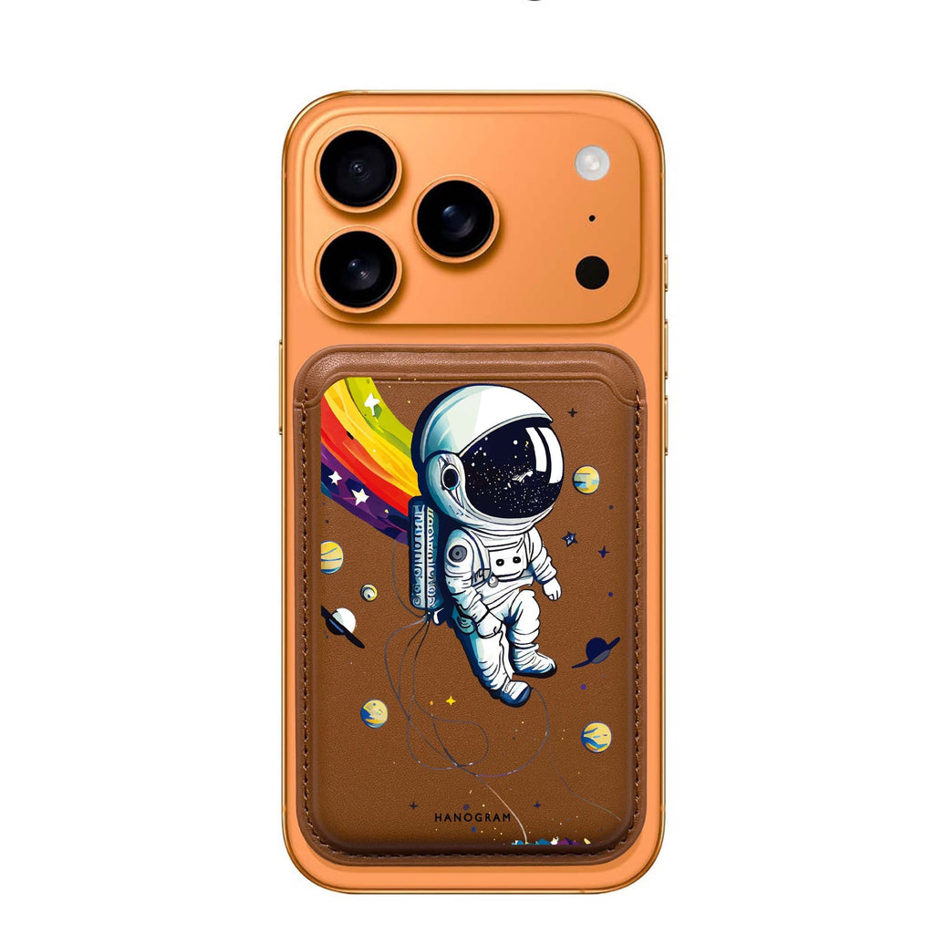 Astronaut in rainbow Magsafe 卡套