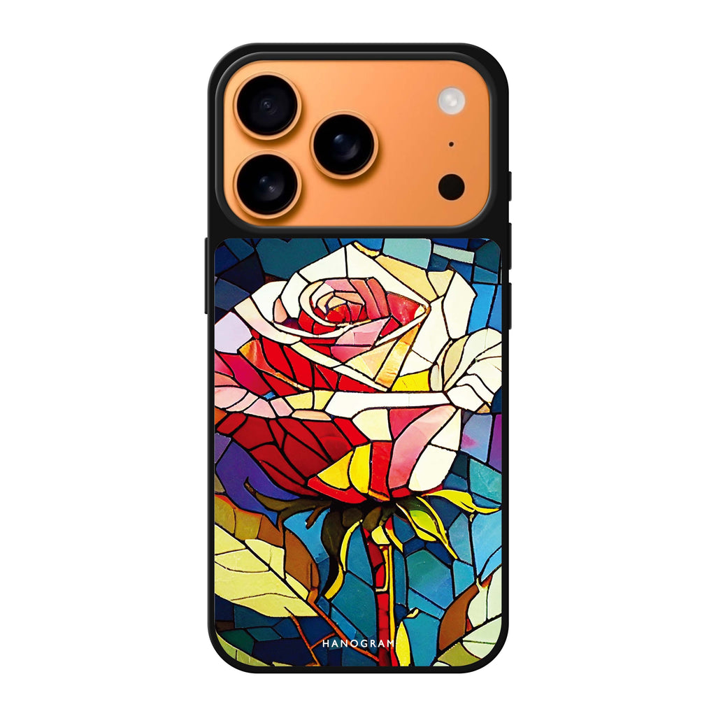 Rose Art 粉紅色花卉 iPhone 17 Pro Max 鏡面手機殼主圖
