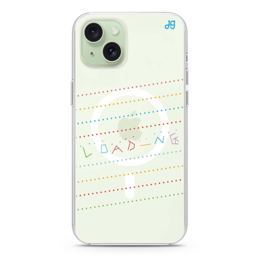 Words Loading iPhone 15 Magsafe 兼容水晶透明保護殼