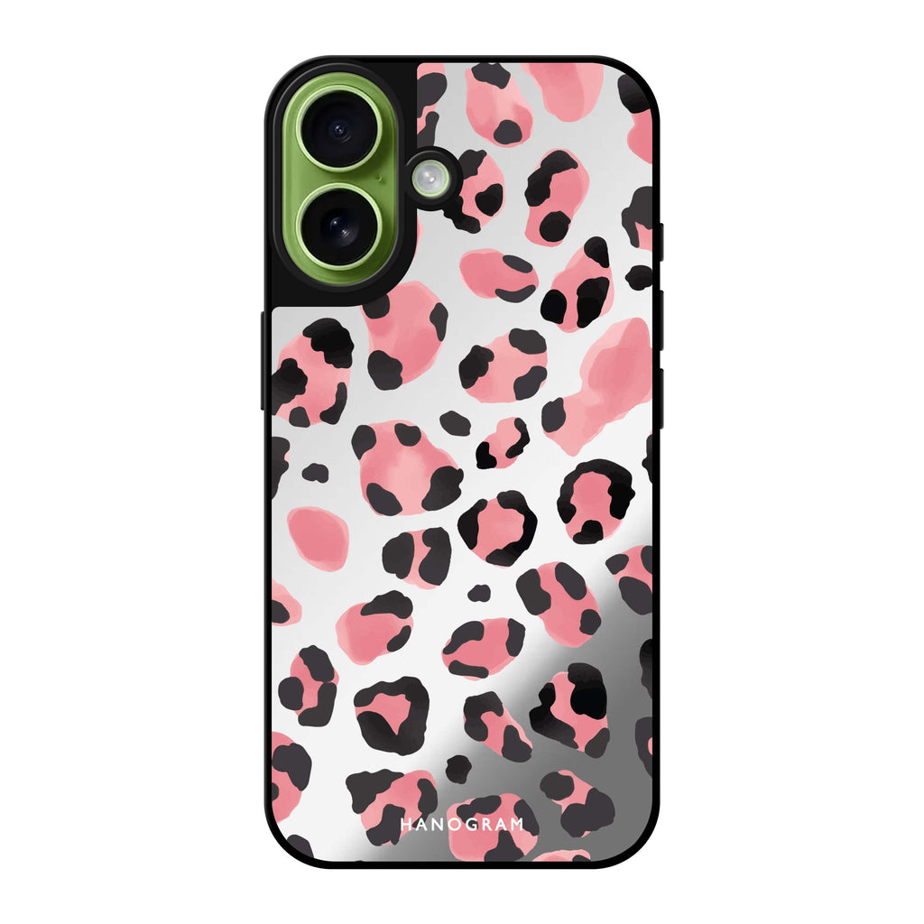 Reflective iPhone 16 Mirror Case –Spotted Glamour Design