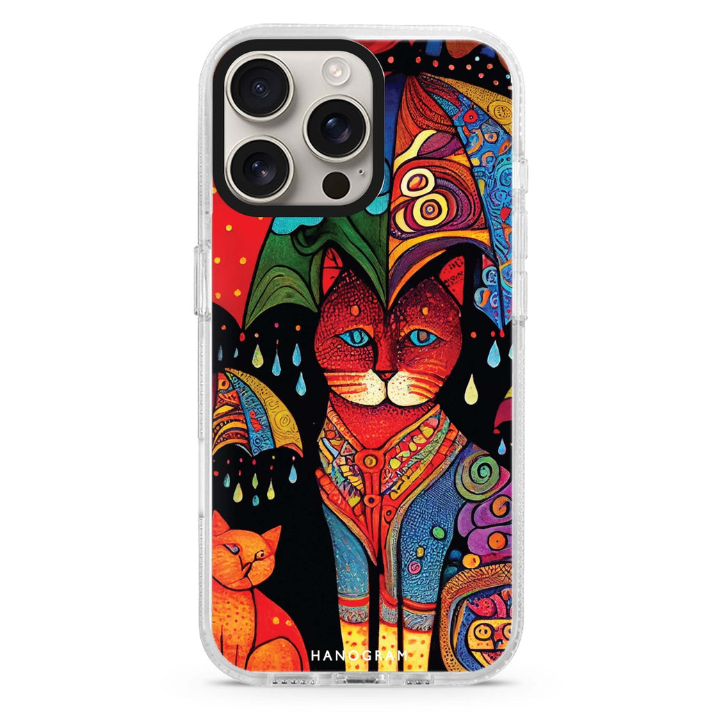 Raining Cat iPhone 16 Pro & 16 Pro Max Case - Personalized and Stylish Protection