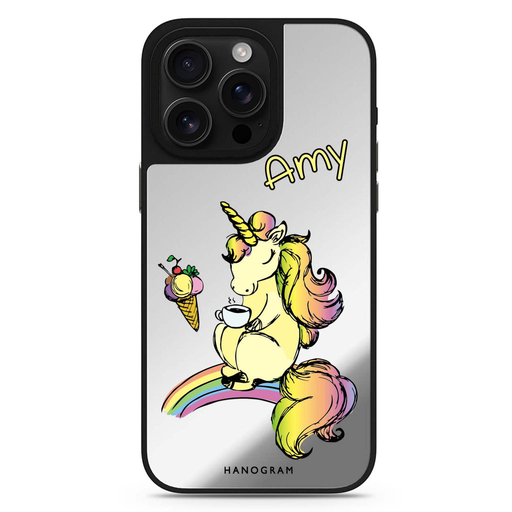 Cute Unicorn 鏡面手機殼