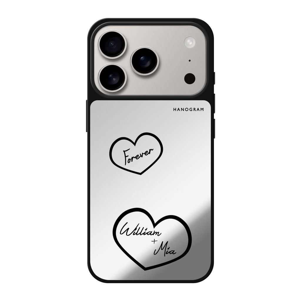 Sweet Heart II 愛心 iPhone 17 Pro Max 鏡面手機殼主圖